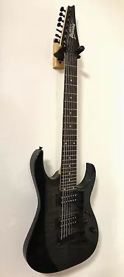 Ibanez RG7221QA TKS 7 String Electric Guitar - Transparent Black Sunburst • $445