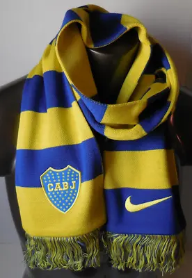 $19.95 • Buy NIKE Men Boca JRS Sport Supporter Scarf Color Tour Yellow/Bright Blue Size OSFM 