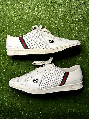 Gucci Leather Sneakers Ace With Gucci Stripe • $50