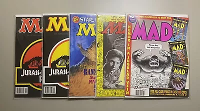 Mad Magazine Lot (5) 1993-1997 Jurass-has-had-it Park X-Files Star Wars • $11.99