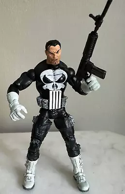 2003 ToyBiz Marvel Legends Series 4 Punisher 6  Action Figure Loose W/ ACCESSORY • $13.99