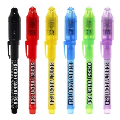 Invisible Ink Pen MALEDEN Upgraded Spy Pen Invisible Ink Pen With UV Light Ma • $13.65