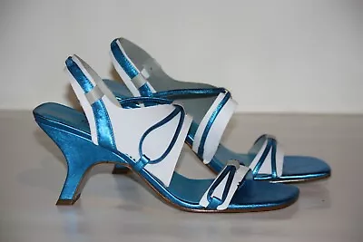 Metaphor Vintage Heels Flawless Pool Blue Size 7.5 New In Box. Women’s • $29.99