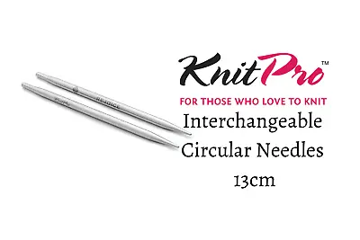 KnitPro Mindful Collection Knitting Pins Circular Interchangeable Tips Lace 13cm • £7.99