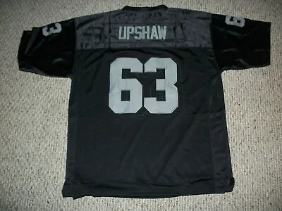 GENE UPSHAW Unsigned Custom Oakland Black Sewn New Football Jersey Sizes S-3XL • $26.05