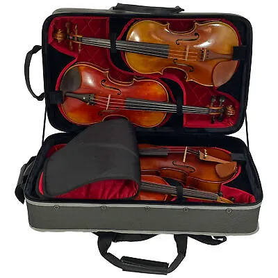 D'Luca Wooden Quad 4/4 Violin Case • $299.99