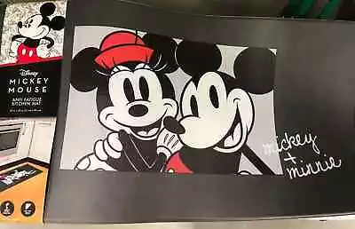 Disney Mickey / Minnie Mouse Kitchen Mat Anti-Fatigue Comfort 39 X  20 Inches • $48.99