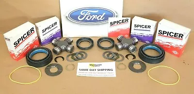 F250 F350 Excursion 98-04 Front Axle Seal Greasable U Joint Thrust Washer Kit • $233.49