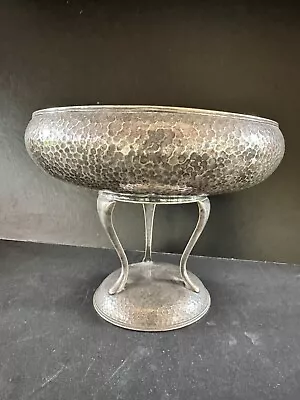 Vintage TAZZA Sheffield Pewter Walker & Hall 7” 18cm Tall Dia Top 8” 20c Comport • £19.99