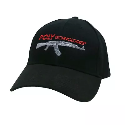 Poly Technologies Baseball Cap/Hat In Black 000-017 • $18.95