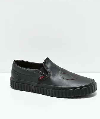 Vans Marvel Slip-On Black Widow Skate Shoes Womens Size US 8 / EUR 38.5 / UK 5.5 • $29.95