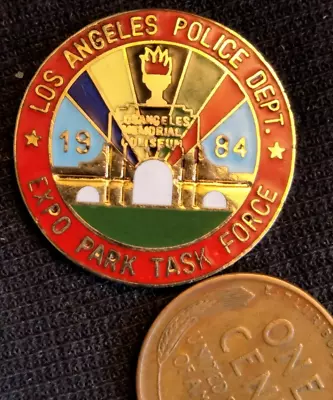 Los Angeles 1984 Olympics LAPD Expo Task Force Pin By HVK • $5.99