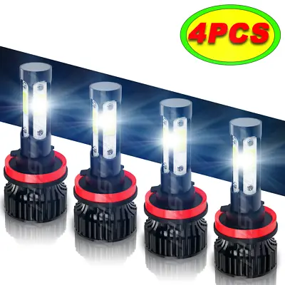 4Pcs LED Headlight Bulb High Low Beam H9 H11 For Chevy Silverado 2500HD 20-2023 • $24.99