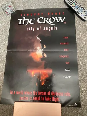 £12.49 • Buy Original Video Shop Poster - THE CROW City Of Angels