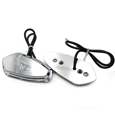 LED Signal R6 Mirror Block Off Base Plate Chrome For 1999-2007 Yamaha R6 Yzf-R6  • $42