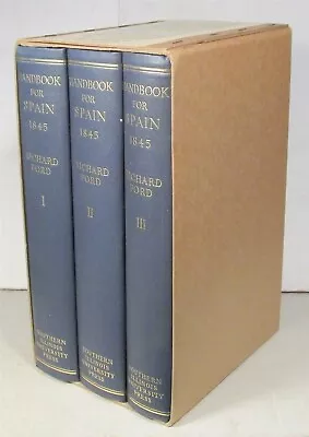 Richard Ford 3v Hand-Book For Travellers In Spain 1966 Reprint W/slipcase • $99.95