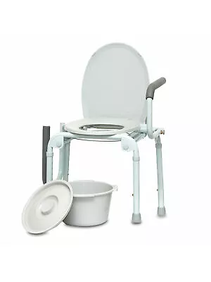 Roscoe Medical Steel Drop Arm Commode With Splashguard • $69.99