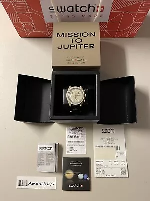 Omega X Swatch  Mission To Jupiter Moonswatch Speedmaster Authentic With Receipt • $369.90