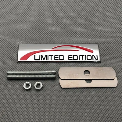 Chrome Front Hood Metal LIMITED EDITION Car Grille Emblem 3D Grill Logo Badge • $6.99