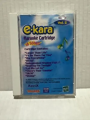 Hasbro Takara E-kara Karaoke Cartridge 10 Songs Volume 2 • $12.60