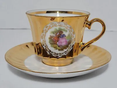 Vintage Wunsiedel Demitasse Cup And Saucer Set Bavaria Germany • $26.95