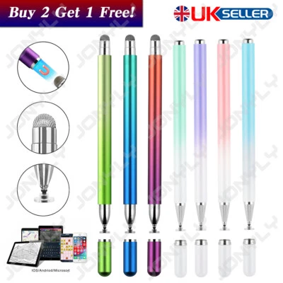 Thin Capacitive Touch Screen Pen Stylus For IPhone IPad Samsung PDA Phone Tablet • £5.79