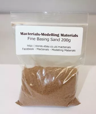 Fine Model Basing Sand 200g  - Kiln Dried Miniature Basing • £3.79