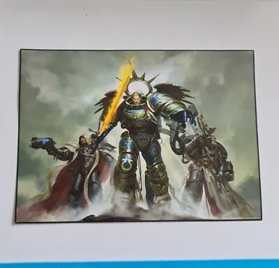 Warhammer 40k A4 Art Print Triumvirate Of The Primarch Black Library • £10