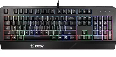 MSI Vigor GK20 RGB Backlit 104 Key Gaming Keyboard - Brand New • $49