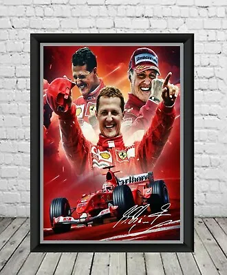 Michael Schumacher Signed Photo Print Autographed Formula 1 Memorabilia • $9.45