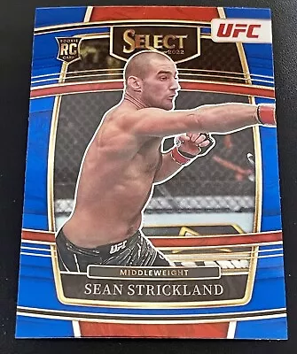 Sean Strickland 2022 Select UFC - Concourse Blue RC  #11 • $2.25