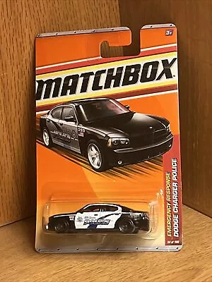 2011 Matchbox Dodge Charger Police Black Carded Emergency Response • $6