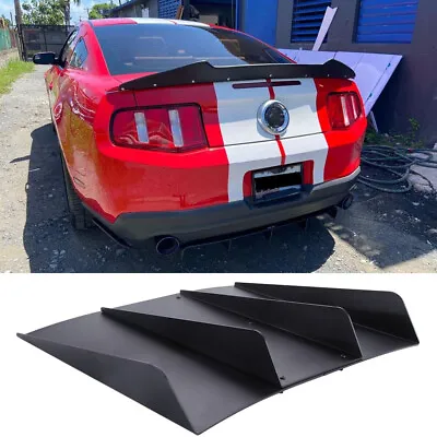 For Ford Mustang Rear Diffuser 4 Shark Fins Bumper Lip Lower Spoiler 22  X 20  • $69.79