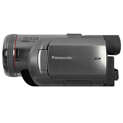 Silver Panasonic Palmcorder PV-GS500 Mini DV VCR Camcorder W Battery Works Great • $107.89