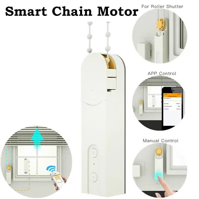 £47.99 • Buy Smart Chain Roller Blinds Shade Shutter Drive Motor Powered APP Remote Control