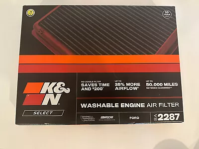 K&N Premium Washable Engine Air Filter (SA2287) 1996-2008 Ford F-150 • $35