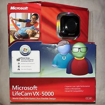 Microsoft Life Cam VX-5000 Built In Microphone Web Cam Model 1355 PC/USB • $19.99