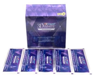 $57.95 • Buy Crest 3D White Whitestrips Teeth Whitening Strip 7 Pouch 14 Strips Professional