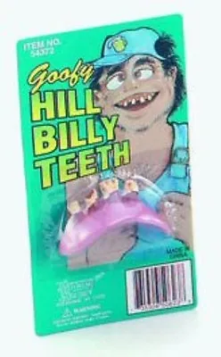 £2.99 • Buy Fake Hill Billy  Teeth Fancy Dress Accessory Goofy Billy Bob 