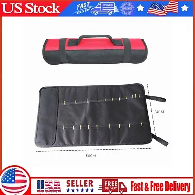 /Roll-up Motorcycle Tool Storage Bag Mixed Wrench Spanner Socket Package Holder. • $20.67