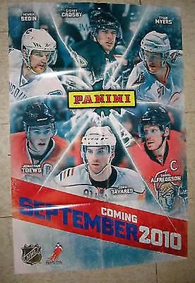 2010 Panini Hockey Poster Sidney Crosby Jonathan Toews Sedin Myers Tavares • $8.95