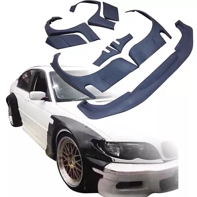 VSaero FRP TKYO V2 Wide Body Kit 325i 330i E46 4dr Sedan For 3-Series BMW 02-05 • $1092