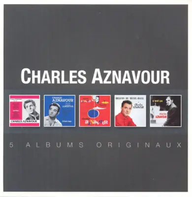 Charles Aznavour 5 Albums Originaux (CD) Box Set • £13.09