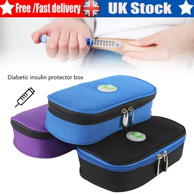 Insulin Pen Case Pouch Cooler Travel Diabetic Pocket Medical Cool Protector Bag • £11.97