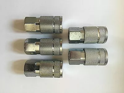 C2 Air Hose Quick Disconnect Coupler Type C 1/4 - Pack Of 5 • $29.99