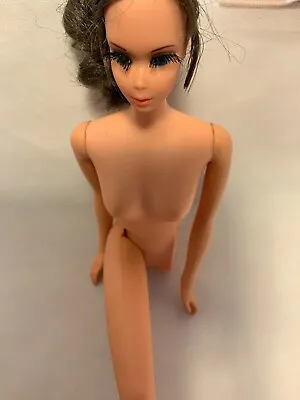 Vintage Barbie Doll NAPE CURL Brunette Centered Eyes TALKING BARBIE Mute TLC • $59