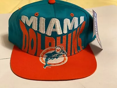 Miami Dolphins Snapback NFL Football Cap 90's Vintage / Classic / Retro • £25