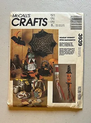 McCall's Crafts Pattern #3939 Holiday Accessory Package Christmas Halloween • $8.18