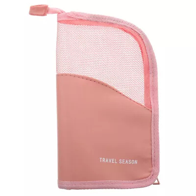 Travel Makeup Brush Holder Pencil Pen Case Organizer Bag Cosmetic Zipper Pouch • $10.16