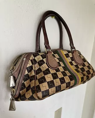 L.A.M.B. Gwen Stefani Ombre Checkered Shoulder Bag Handbag Vintage • $149